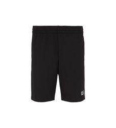 EA7til mænd. 8NPS65_PJVRZ Sorte shorts med moderne pasform (XXL), Casual, Sport, Bomuld, Multisport
