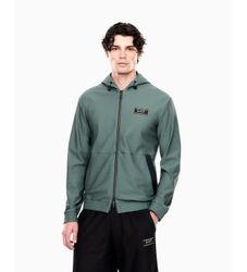 EA7til mænd. 7M001339_AF21099 Premium Label-jakke grøn (M), Casual, Polyester