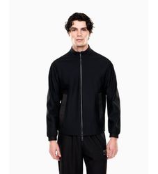 EA7til mænd. 7M001342_AF16659 Premium Label-jakke sort (L), Casual, Polyester