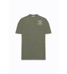 Family Firsttil mænd. TS2503 LFNF T-shirt grøn (XL), Casual, Bomuld, Korte ærmer