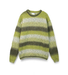 Family Firsttil mænd. SWF2503 Afbleget jumper grøn (L), Casual, Bomuld