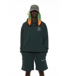 Family Firsttil mænd. HS2503 Sweatshirt LFNF grøn (S), Casual, Bomuld