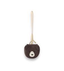 Furlatil kvinder. WK00585-BX3353 Nøglering Allegra Bear Airpods Case brun (OSFA), Casual, Læder