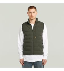 G-Startil mænd. D24277-D518-995 Foundation Liner Vest grøn (S), Casual, Bomuld