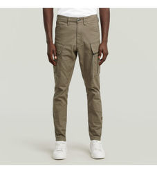 G-Startil mænd. D24307-E172-273 3D Skinny Cargo 2.0 Fitted Bukser taupe grøn (33/32), Casual, Bomuld