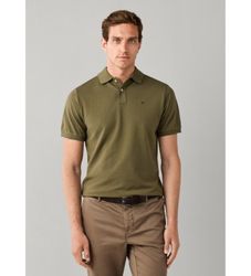 Hackett Londontil mænd. HM5600234 Slim Fit Logo Polo olivgrøn (XL), Casual, Bomuld, Korte ærmer