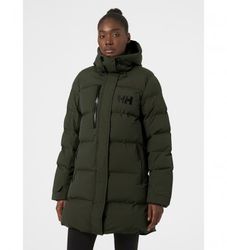 Helly Hansentil kvinder. 53205 Adore Puffy Parka grøn (M), Casual, Polyester