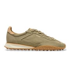 HOFFtil mænd. 22661603 Bridge Mkii Canvas-sko grøn (41), Stof, Fast, Blonder, Casual