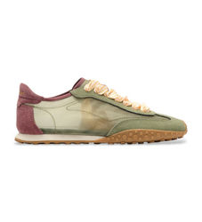 HOFFtil kvinder. 12661042 Træningssko Bridge Solid Mesh Sage green (37), Læder, Fast, Blonder, Casual, Grøn