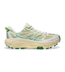 HOKAunisex. 1126851 Sko Mafate Speed 2 hvid, grøn (43 1/3), Fast, Blonder, Sport, Løb, Multisport