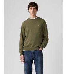 Levi'stil mænd. A7207-0049 Jersey Lightweight grøn (L), Casual, Bomuld, Lange ærmer