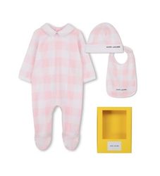 Marc Jacobstil piger. W60814 Baby-sæt lyserødt (1mes= 54cm), Afslappet, Pink, Bomuld, Lange ærmer, børnetøj