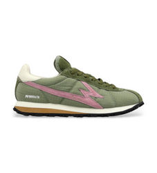 MOA Concepttil kvinder. FL085 Green Flash læder-sneakers (38), Fast, Blonder, Casual, Grøn