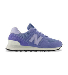 New Balancetil kvinder. W574V2_LI Sneakers i læder 574 blå (39), Fast, Blonder, Casual