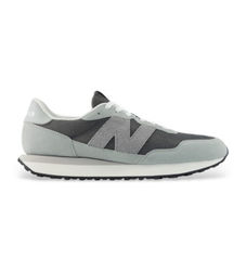 New Balancetil mænd. M237V1_LI Træningssko 237 grøn (44), Fast, Ruskind, Blonder, Casual