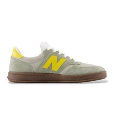 New Balanceunisex. CT500V1 T500 lædersko, grønne (39.5), Fast, Nubuck, Blonder, Casual