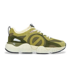 NO NAMEtil mænd. QNVLAS0 Krazee Runner Læder Sneakers grøn (44), Fast, Blonder, Casual