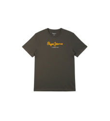 Pepe Jeanstil mænd. PM5010178 Eggo N T-shirt grøn (S), Casual, Bomuld, Korte ærmer