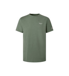 Pepe Jeanstil mænd. PM508212 T-shirt Original Basic Basic 3 N grøn (XL), Casual, Bomuld, Korte ærmer
