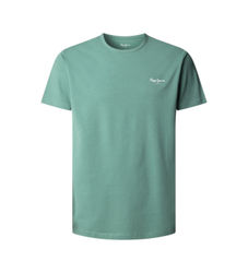 Pepe Jeanstil mænd. PM5010180 Original Basic T-shirt 3N grøn (L), Casual, Bomuld, Korte ærmer