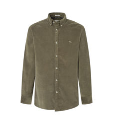 Pepe Jeanstil mænd. PM308730 Miller grøn skjorte (S), Casual, Bomuld, Lange ærmer
