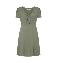 Pepe Jeanstil kvinder. PL953568 Nani kjole grøn (XL), Casual, Viscose, Korte ærmer, Bæredygtig