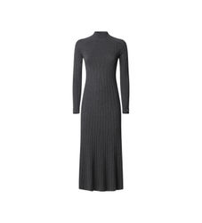 Pepe Jeanstil kvinder. PL9537749 Carla grå kjole (M), Casual, Bomuld, Lange ærmer