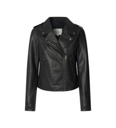 Pepe Jeanstil kvinder. PL4024363 Silvia jakke sort (M), Casual, Læder