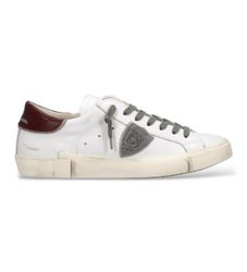 Philippe Modeltil mænd. PRLU Prsx Low sneakers i læder hvid (41), Fast, Blonder, Casual
