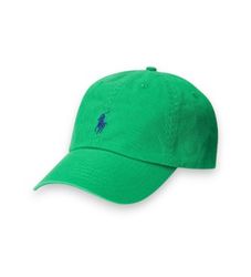 Polo Ralph Laurentil mænd. 710667709081 Grøn kinesisk kasket i bomuld (OSFA), Casual