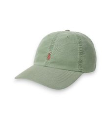 Polo Ralph Laurentil drenge. 323B19183004 Grøn kasket i bomulds-oxford (OSFA), Casual, børnetøj