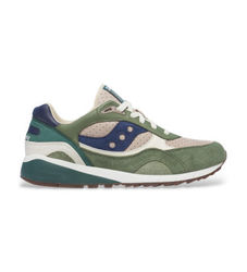 Sauconytil mænd. S70945-2 Sko Shasow 5000 grøn (42), Læder, Fast, Blonder, Casual