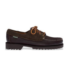 Sebagotil mænd. 77123CW Brune Askook-mokkasiner i læder (42), Fast, 1-3 cm, Blonder, Casual, Klassisk