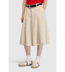 Semicouturetil kvinder. S6SM18 Breana beige bermudashorts (46), Casual, Linned