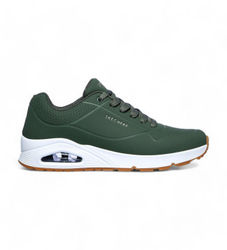 Skecherstil mænd. 52458 Træningssko Uno Stand On Air grøn (41), Fast, Blonder, Casual
