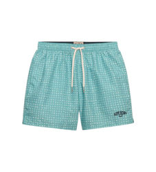 Superdrytil mænd. M3010262A Premium Printed 15 grøn badedragt (XXL), Badetøj, Genanvendt polister