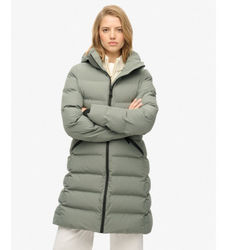 Superdrytil kvinder. W5011982A City Mid jakke grøn (S), Casual, Polyester