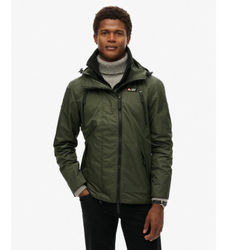 Superdrytil mænd. M5012100A Windbreaker-jakke grøn (XL), Casual, Polyester