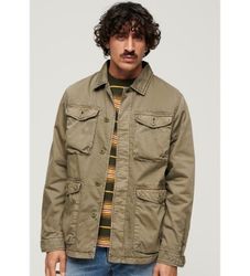 Superdrytil mænd. M5011859A Letvægts militærjakke M65 grøn (M), Casual, Bomuld, Lange ærmer