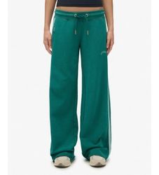Superdrytil kvinder. W7011265A Essential Logo Straight joggerbukser, grønne (M), Casual, Bomuld