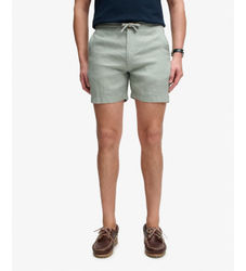 Superdrytil mænd. M7110520A Shorts Merchant hør grøn (S), Casual, Linned