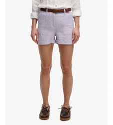 Superdrytil kvinder. W7110496A Shorts Mid Rise Linen lilac (24), Casual, Lilla, Linned
