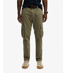 Superdrytil mænd. M7011132A Cargo Core bukser grøn (34/32), Casual, Bomuld