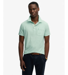 Superdrytil mænd. M1110486A Polo Classic Cotton Linen lysegrøn (L), Casual, Bomuld, Korte ærmer