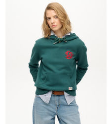 Superdrytil kvinder. W2012573A Sweatshirt Sd&Co Neon grøn (XS), Casual, Bomuld, Lange ærmer