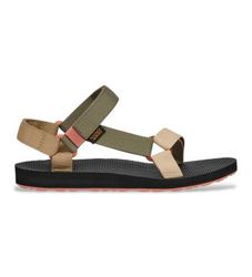 Tevatil kvinder. 1003987 Sandaler Original Universal grøn (37), Stof, Fast, Casual, Badetøj