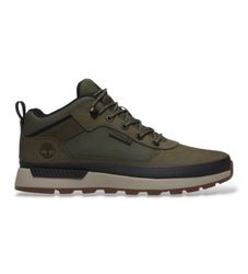 Timberlandtil mænd. TB0A6DKNEO61 Grønne Field Trekker-lædersko (40 W), Fast, Blonder, Udendørs