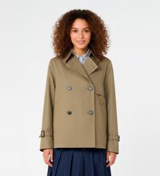 Weekend Max Maratil kvinder. 2615021051600 Wkdbiglia grønlig brun gabardine (48), Casual, Bomuld