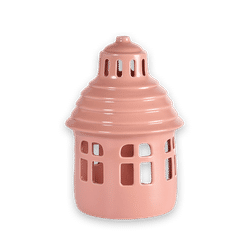 Lighthouses lyslykt 17 cm, rosa