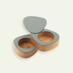 Lind DNA Curve salt og pepper sett, Pastel Green